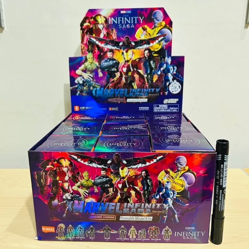 mainan action figure blokees marvel infinity saga 03 hulkbuster groot roclet racoon captain america 