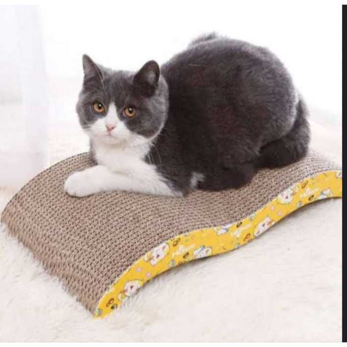 Mainan Garukan Kucing - Papan Garuk Asah Cakar Kucing - Mainan Papan Cakaran Kucing