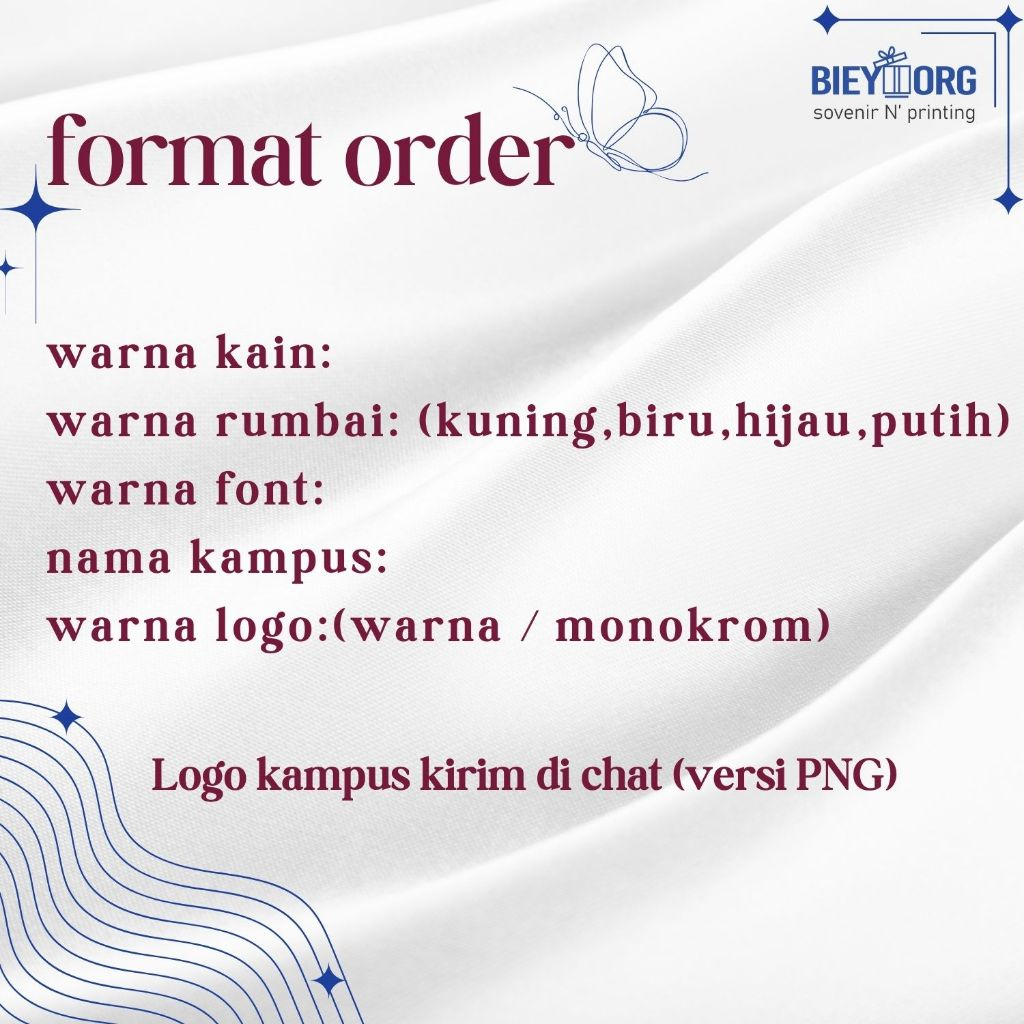 Ampirono_Mriki Selempang Cumlaude Satin Custom Logo (Baca Deskripsi)