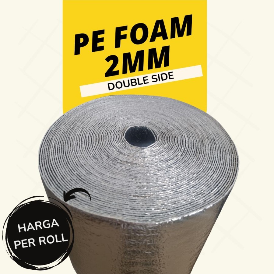 

Foam Busa 2mm Double Side Foil Lapisan Dalam Tas