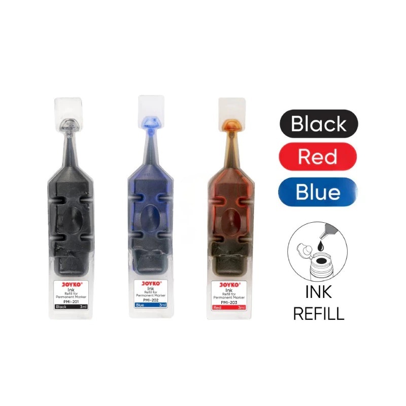 

Refill Tinta Permanent Marker (1 Box 24 Tubes)