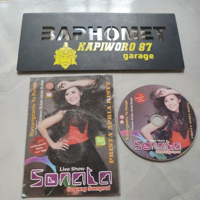 kaset VCD Live show SONATA,Goyang Semprul