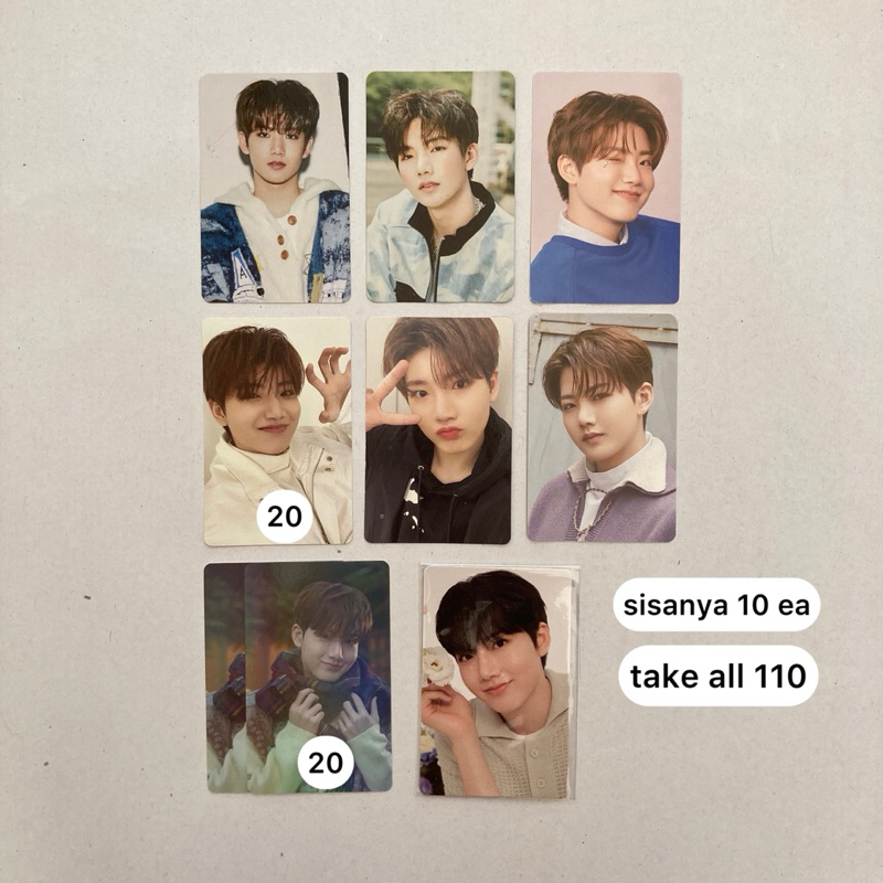 [BACA DESC] JUNKYU Photocard PC Treasure Album Chapter 1 2 3 Maung Pout Welcol Welcoming Collection 