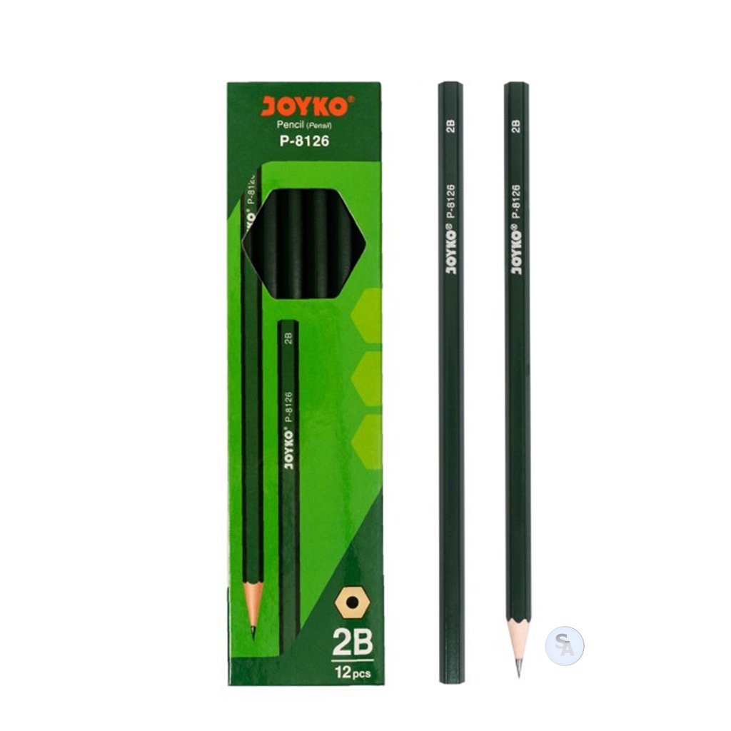 

Pensil 2B Joyko Hijau P-8126 ( 1pak/12pcs )