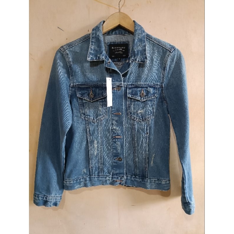JACKET JEANS GIORDANO CEWEK ORI