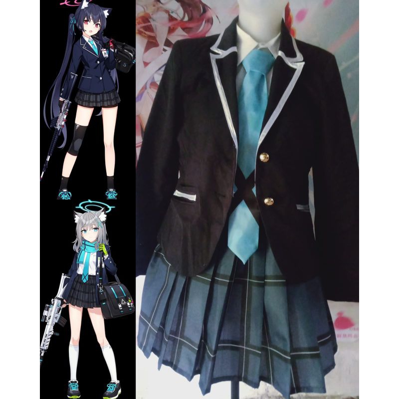 Blue Archive cosplay costume Sunaokami Shiroko cosplay Set Christmas Halloween costumes