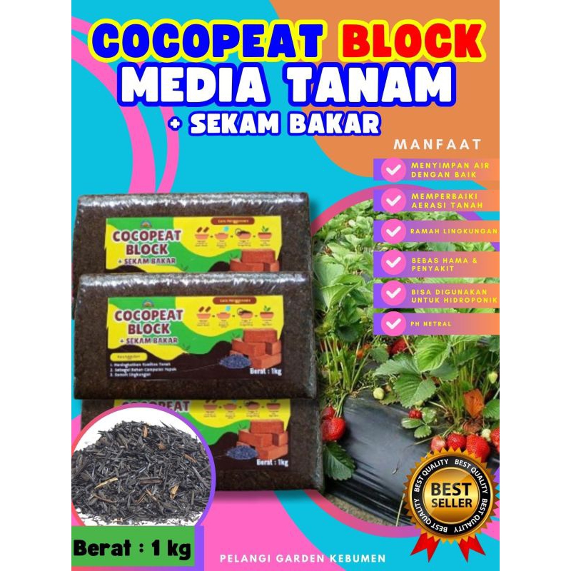 ‎KUALITAS TERBAIK  Cocopeat Kering, Cocopeat Low Ec