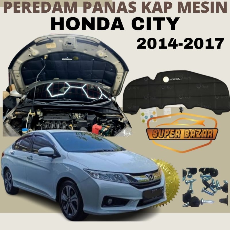 HONDA CITY 2014 peredam panas kap mesin mobil