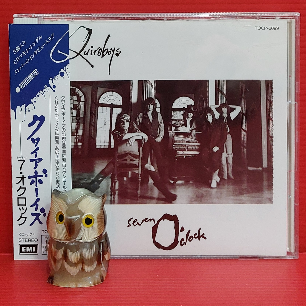 CD QUIREBOYS - Seven 7 O'CLOCK Japan OBI Maxi Single
