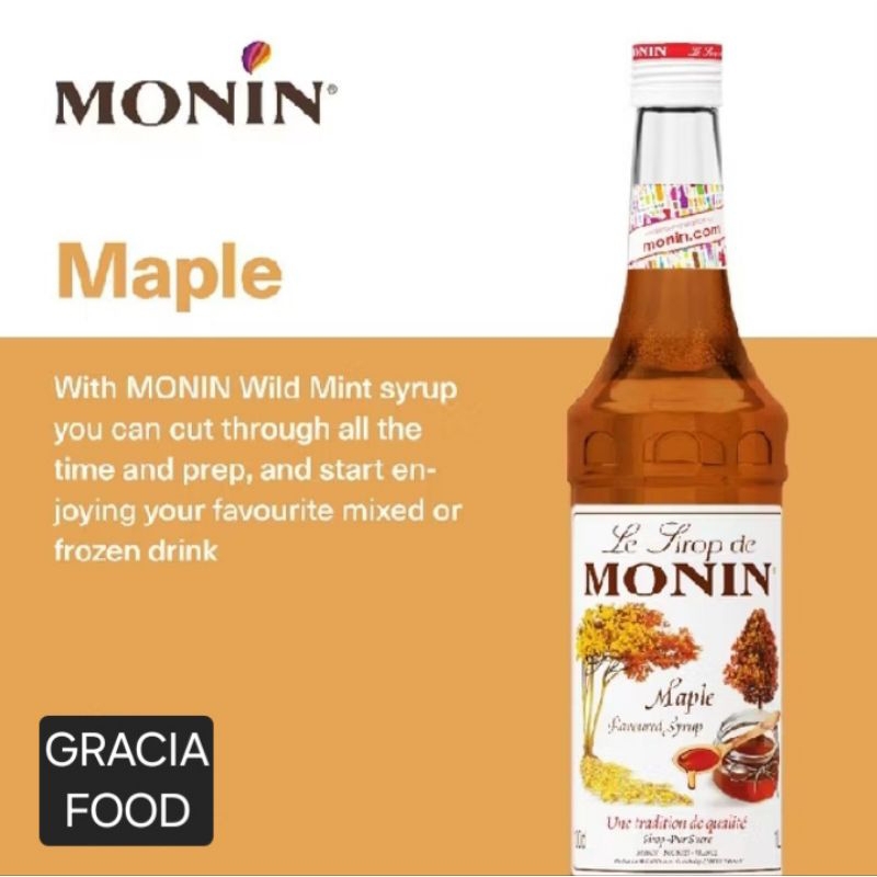 

Monin Maple Syrup - Sirup Monin Maple 70 cl