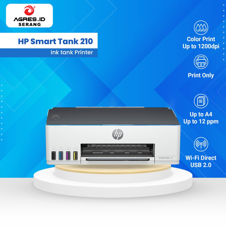 HP SMART TANK 210 GARANSI RESMI