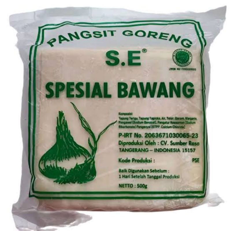 

Kulit Pangsit Goreng Spesial Bawang Isi 50 / Kulit Pangsit SE 500gram