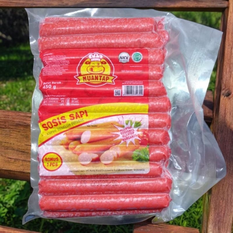 

sosis sapi muantap isi 25pcs sosis berkualitas