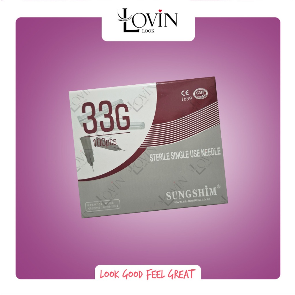 [Satuan] Sungshim Meso Jarum Needle 33G x 4mm