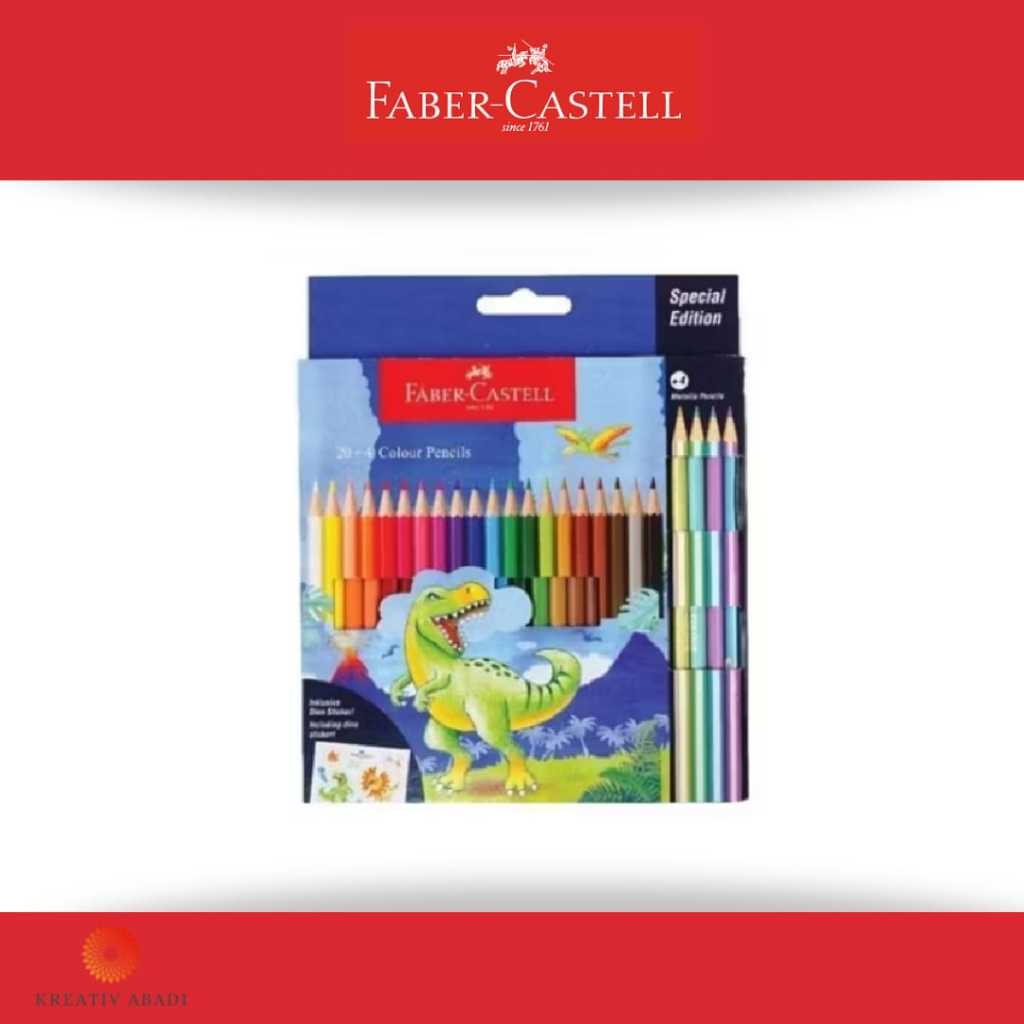 

Faber-Castell Colour Pencil Dino 24