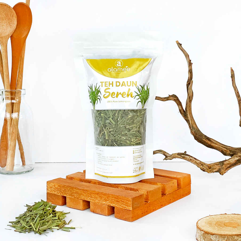 

ALAMEE Lemongrass Leaf Tea Daun Sereh Kering Teh Organik Dried 25gr