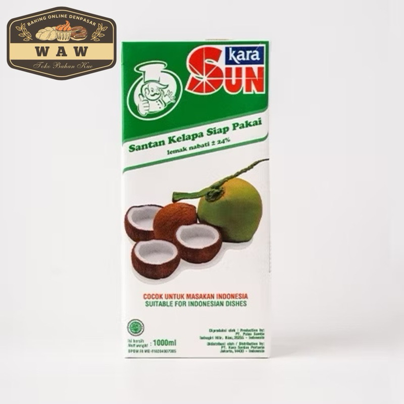 

Santan Kelapa Sun Kara Siap Pakai 1 Liter