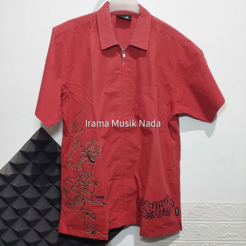 Bobby Gang Zip Workshirt Red