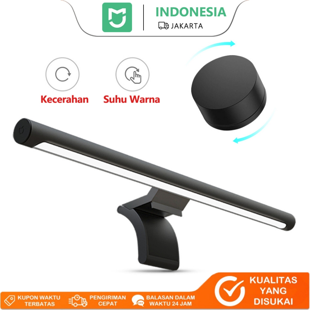 xiaomi Mijia LED Light Bar Lampu Layar Monitor - Peredup & Warna RGB, Remote Kontrol, Bodi Aluminium
