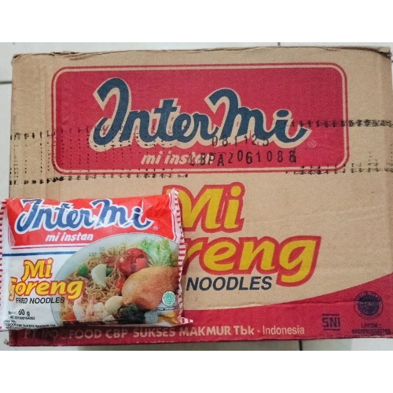 

DISKON 10% min.70rb Intermi Goreng isi 40 bks @60gr