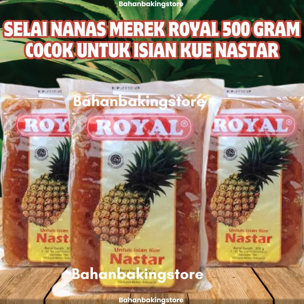 

SELAI NANAS MEREK ROYAL 500 GRAM BERKUALITAS TINGGI COCOK UNTUK ISIAN KUE NASTAR