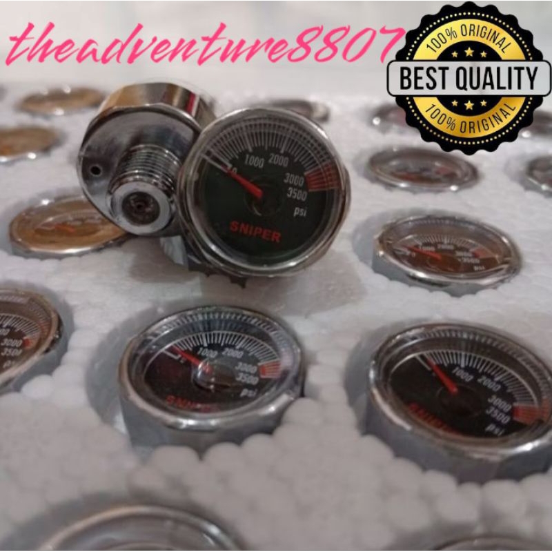 Manometer kecil 3500 psi, Manometer kecil, Manometer kecil diameter 22
