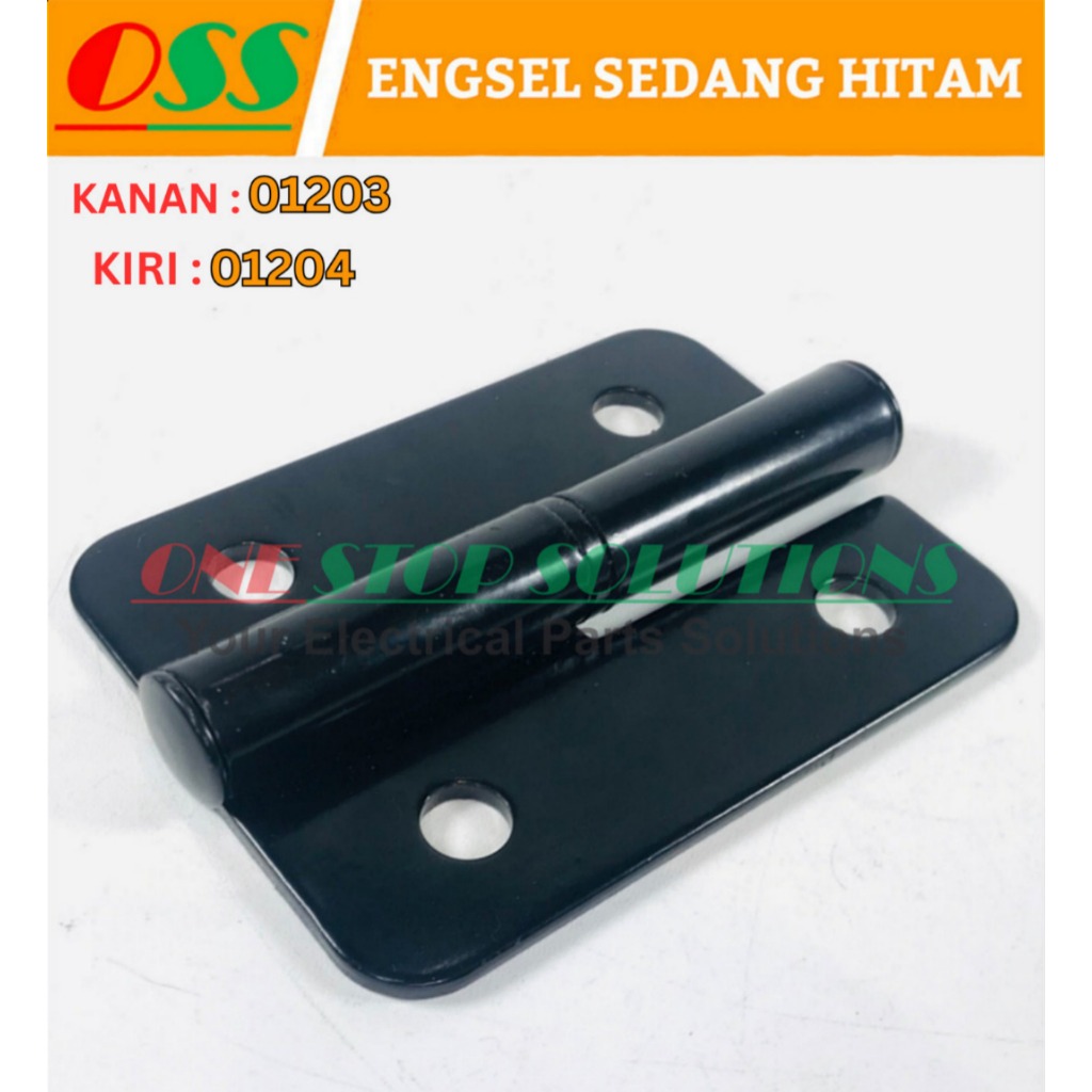 ENGSEL SEDANG HITAM BESI GENSET PANEL KANAN KIRI