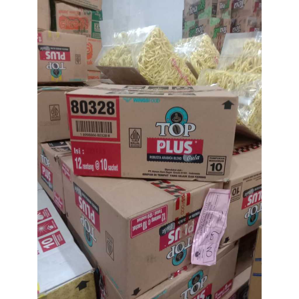 

Kopi Top Coffe Plus 1 Dus Isi 12 Renteng