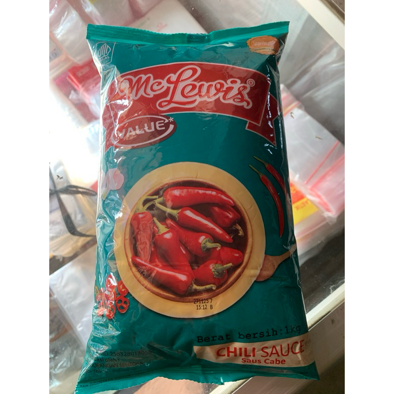 

Mc Lewis Chili Sauce /tomato / Saus Sambel/tomat / Saus Cabe/tomat500gr/1kg
