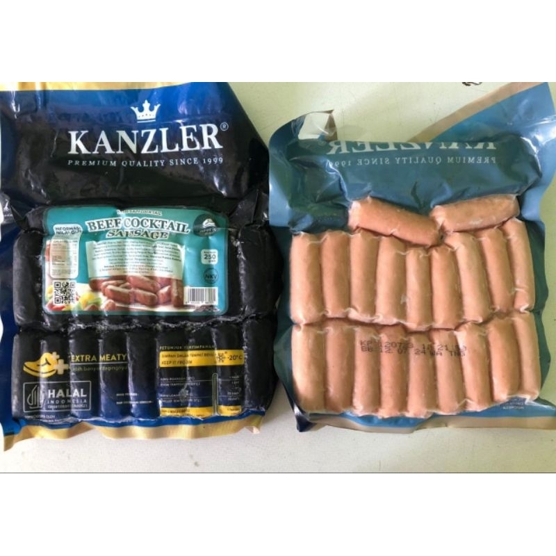 

Kanzler beef cocktail sausage 250gr