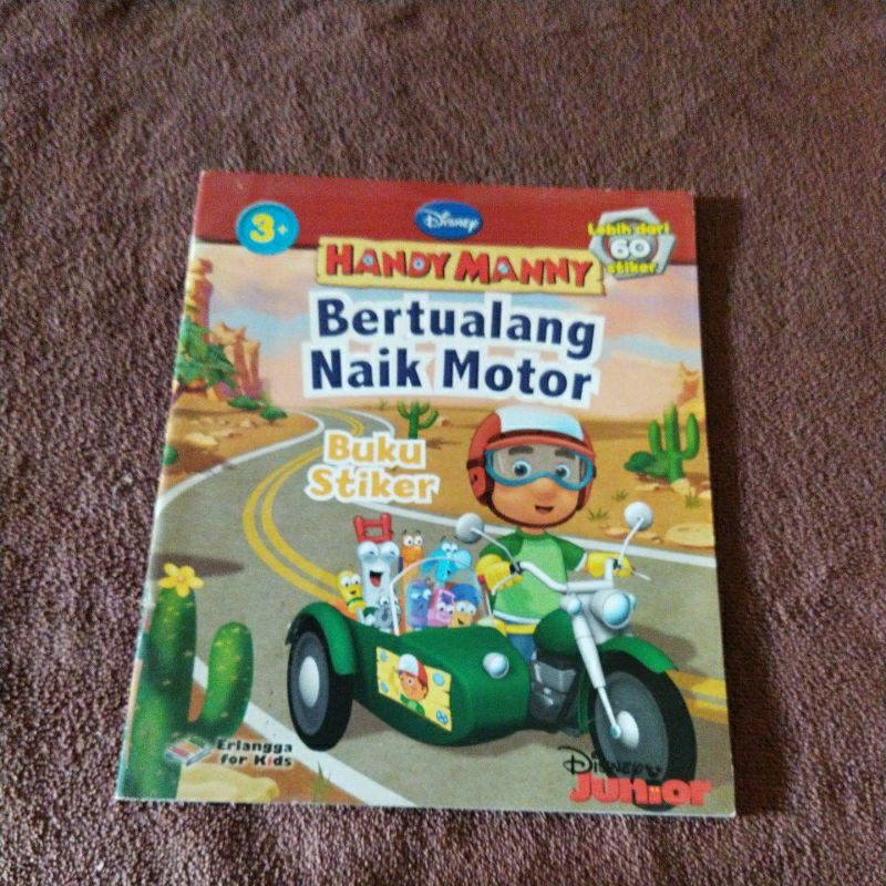 BUKU HANDY MANNY BERTUALANG NAIK MOTOR