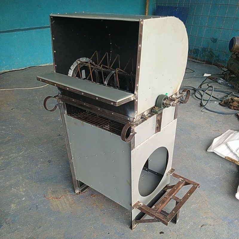 perontok padi minimalis batang panjang  siap di gass