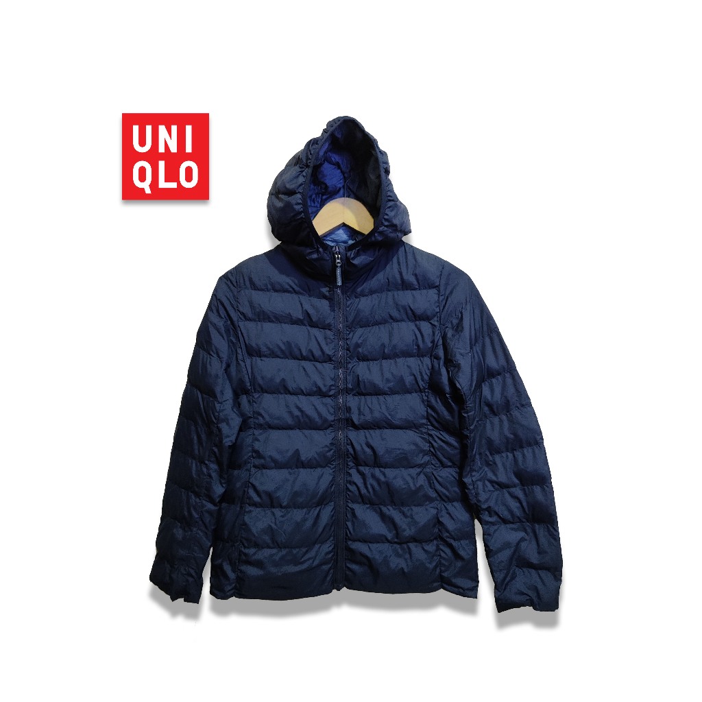 Jaket bulu angsa outdoor puffer winter UNIQLO ultralight size S