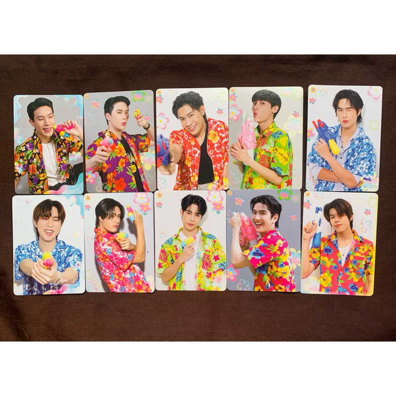 cc collectible card songkran gmmtv great inn singto gun winny prem gemini sea talay sea tawinan tui