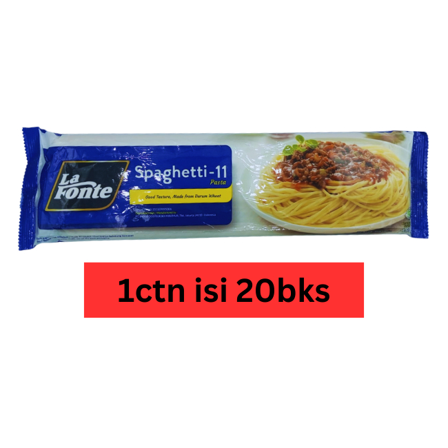 

(SMM) (1CARTON) La Fonte Spaghetti - 11 450GR 20PACK -DUS Spageti