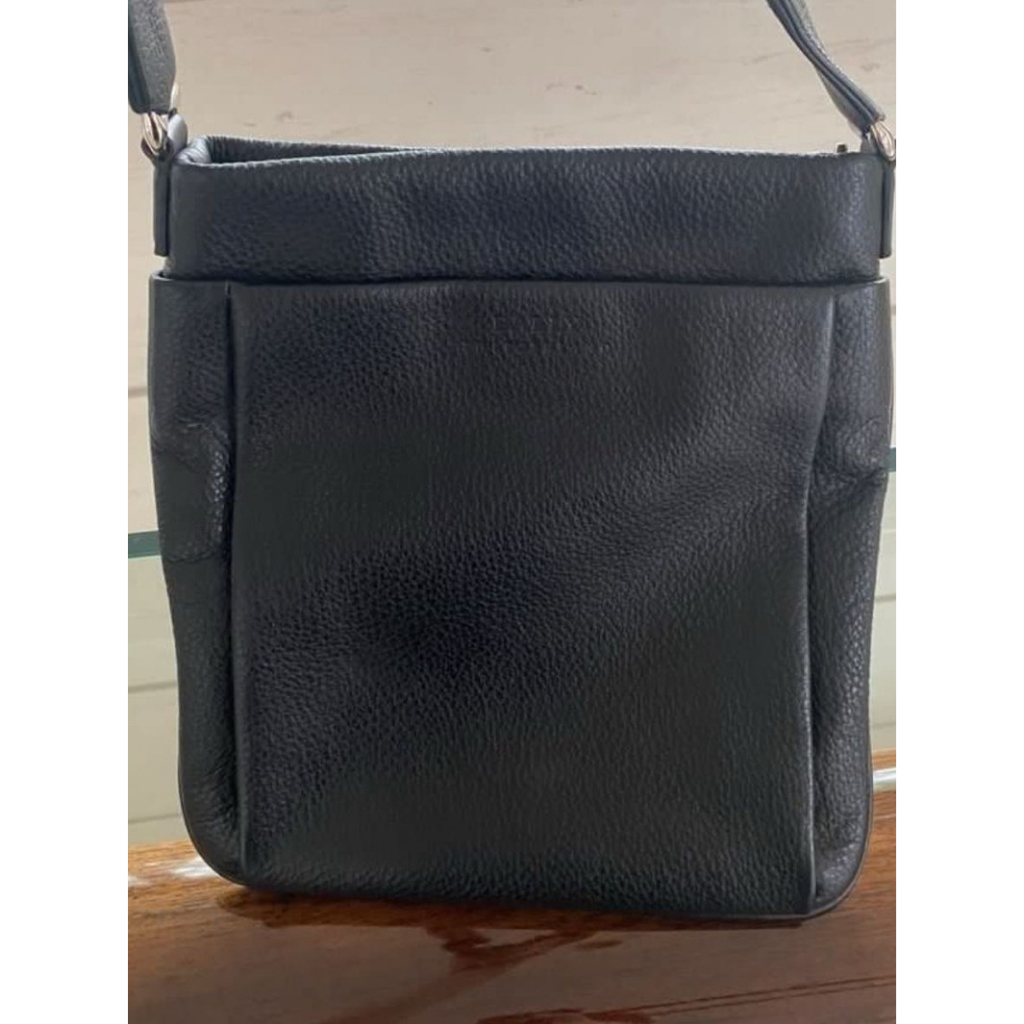 Original Bally Switzerland mens leather sling bag