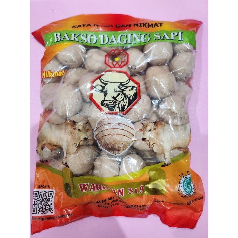 

Bakso Urat Warisan isi 50 butir 600 gram