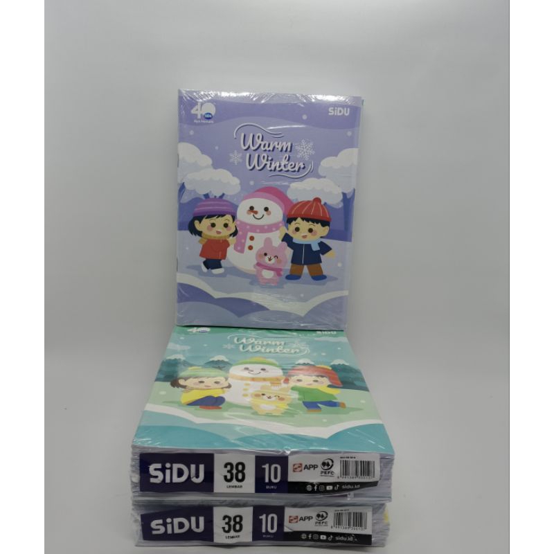 

Buku tulis SIDU 38 1 PAK Isi (10pcs)