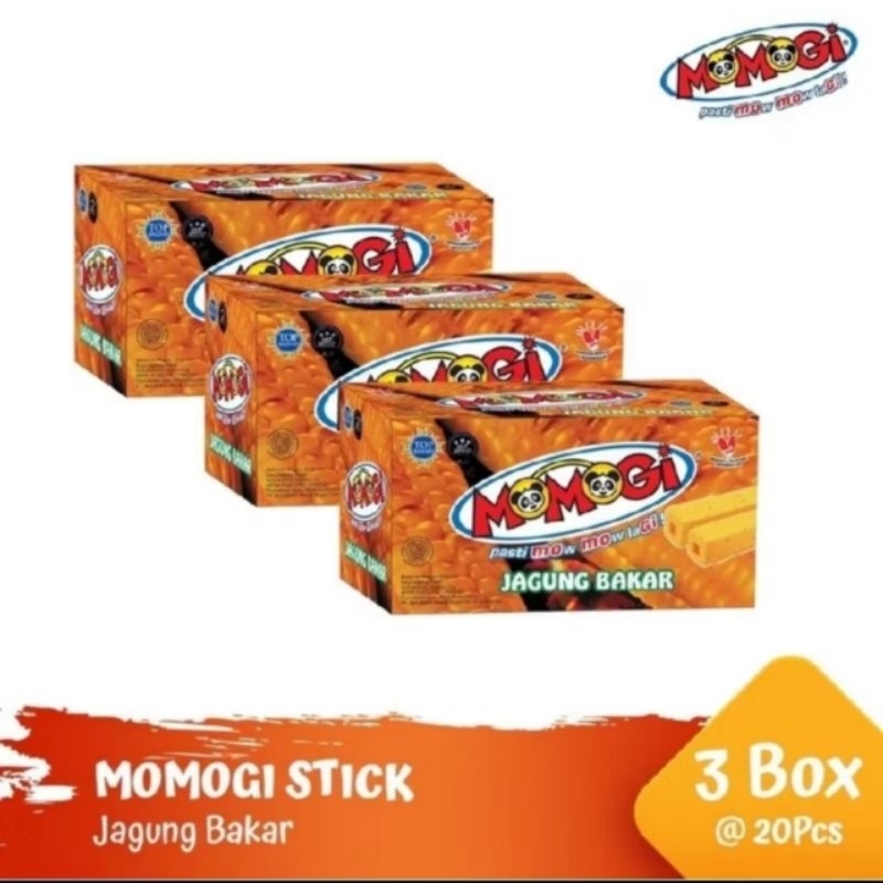 

Momogi Jagung Bakar 5gr 3 box x 20 = 60 pcs