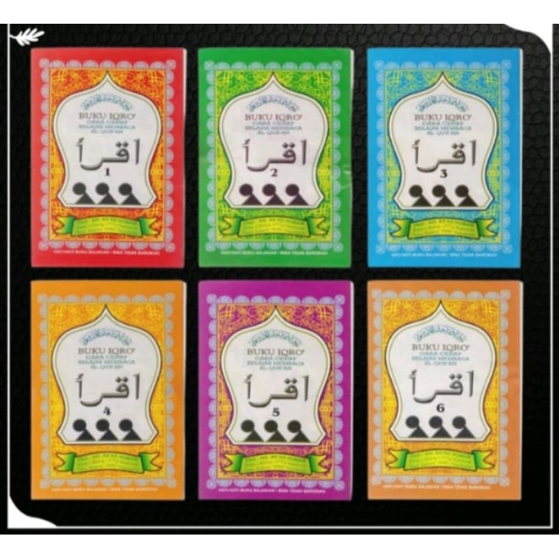 BUKU IQRA BESAR JILID 1-6 UNTUK ANAK-ANAK