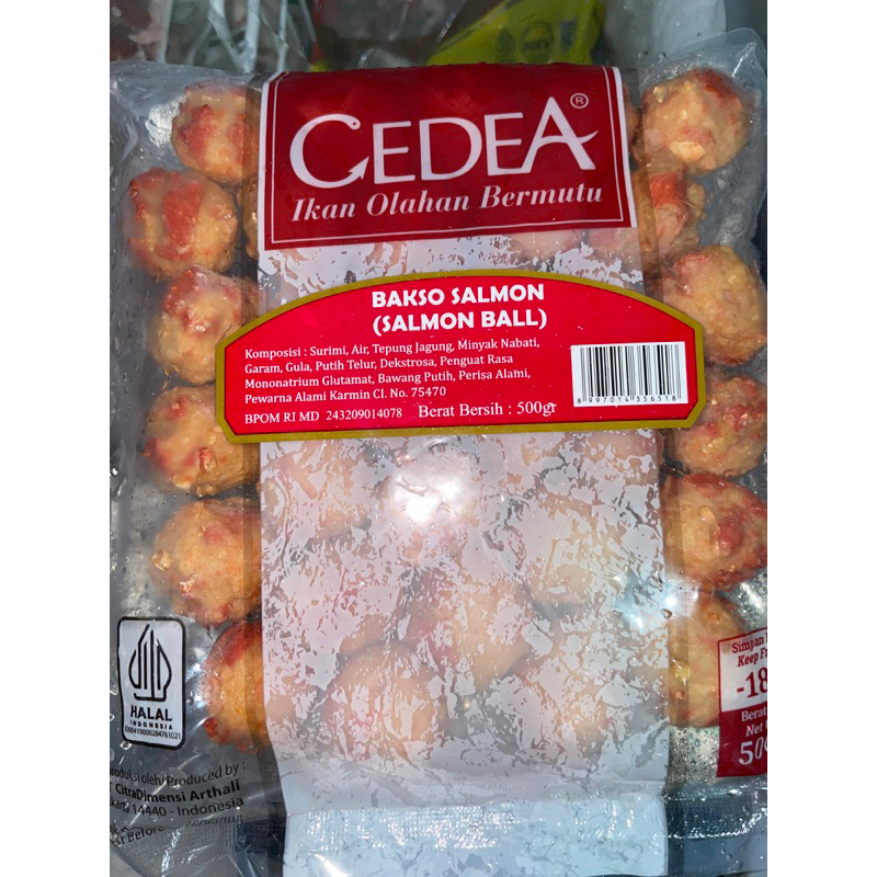 

Cedea Salmon Ball Bakso salmon 500g