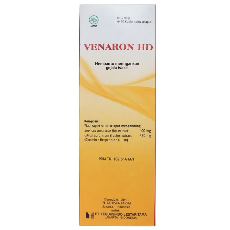 Obat Wasir Alami VENARON HD BOX Solusi atasi Ambeien/Wasir dan Varises