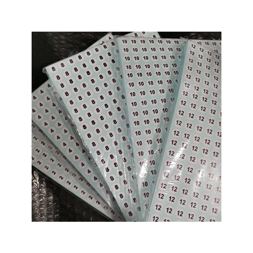 

Size Tempel Stiker Baju Nomor 0-40