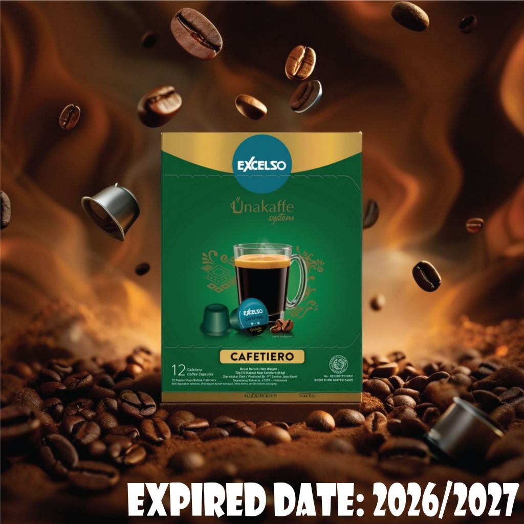 

Excelso Unakaffe Kopi Kapsul Cafetiero 12 Capsule