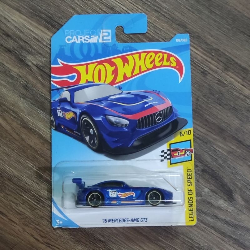 Hot Wheels Mercedes AMG GT3 Blue