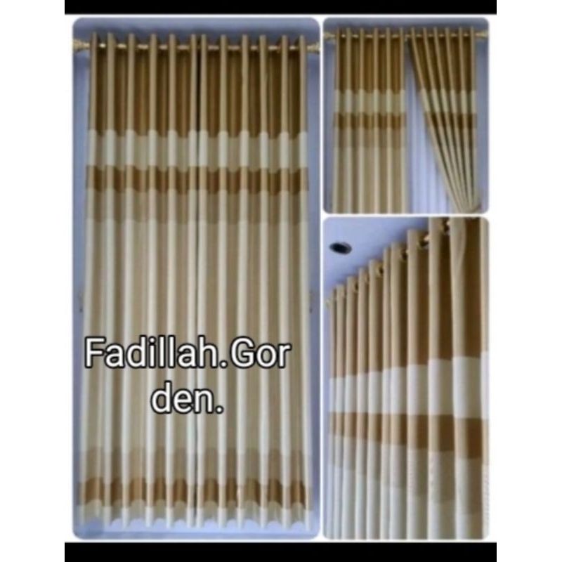 Gorden blackout Gorden minimalis tebal gorden jendela Gorden pintu 6Gelombang/12ring