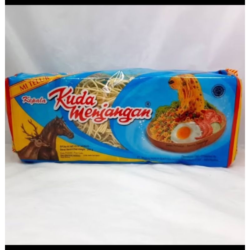 

Mie telur cap kuda Menjangan 200gr