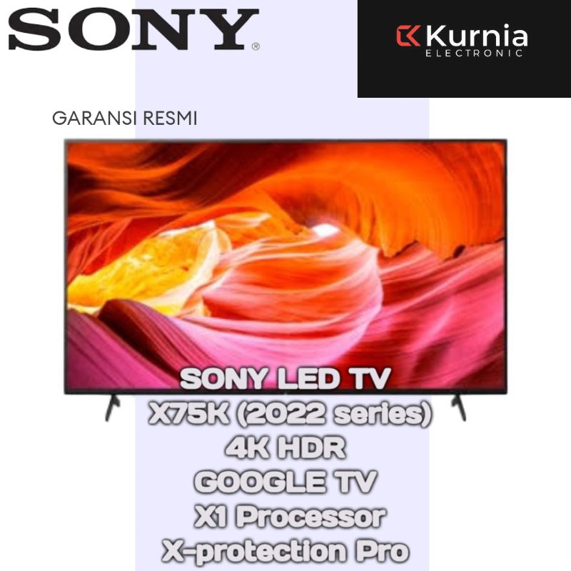 SONY 4K GOOGLE TV  50X75K/KD-50X75K 50 inch