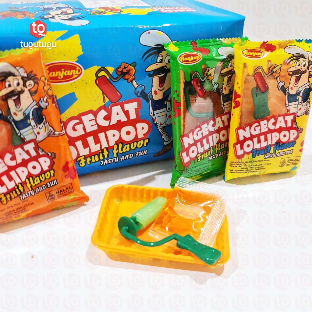 

Permen Ngecat Lollipop Bentuk Roll Cat Aneka Rasa Buah Viral