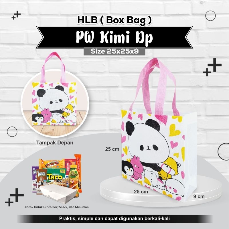 

goodie bag spunbond motif binatang ulang tahun anak ukuran 252509